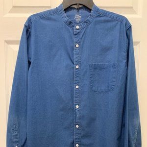 Men's J Crew Indigo Shirt Size L